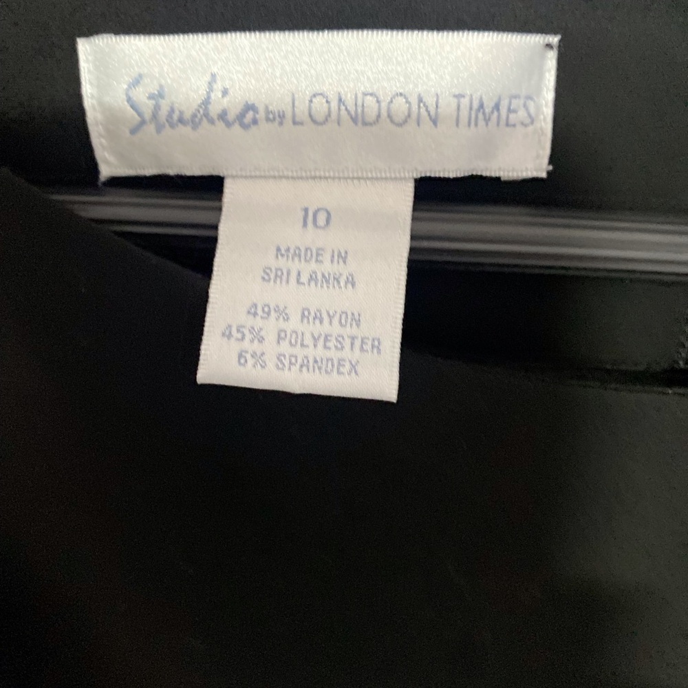 Studio by London Times Black Dress Size 10 | beautiful little black dress - Picture 13 of 16